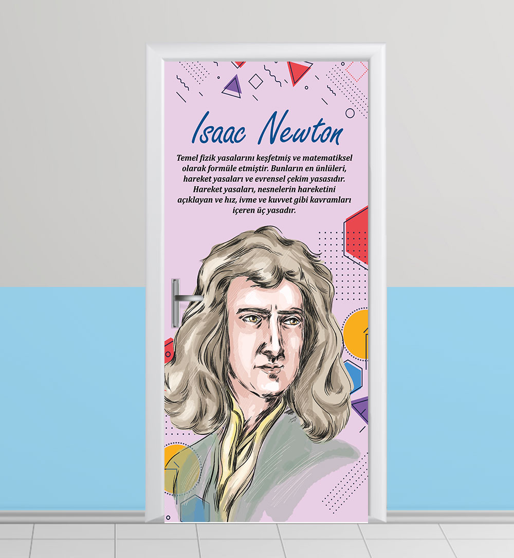 Isaac Newton kapı giydirme