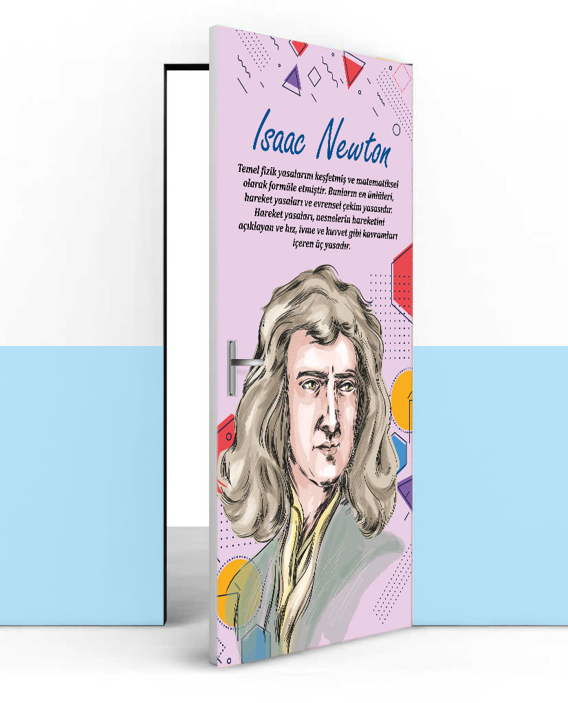Isaac Newton kapı giydirme